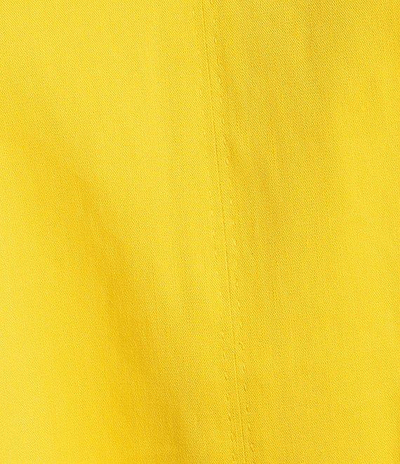 Antonio Melani Audrey Stretch Linen Round Neck Coordinating Blouse Product Image