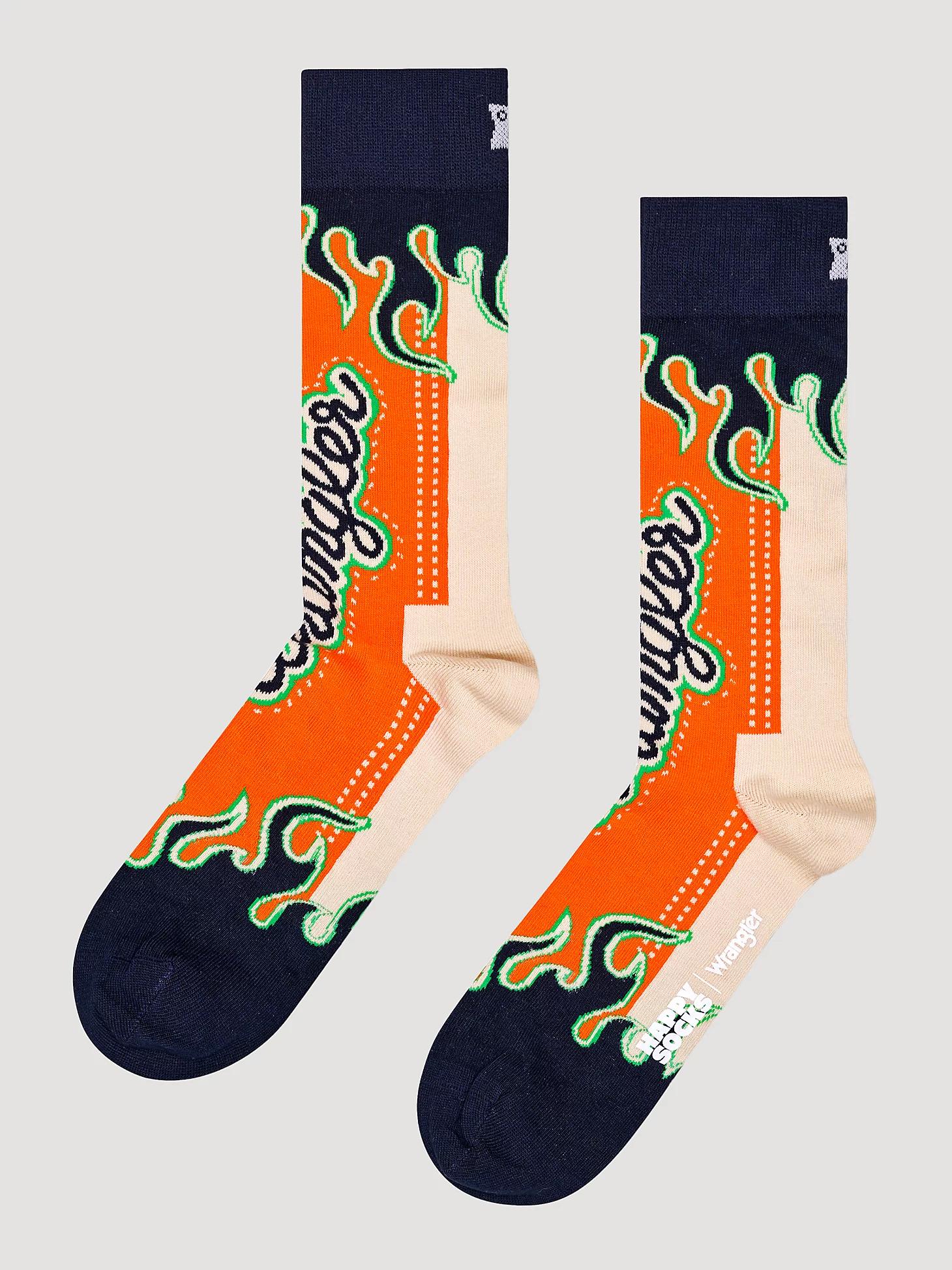 Wrangler® x Happy Socks Fiery Sock | Women's ACCESSORIES | Wrangler® Product Image