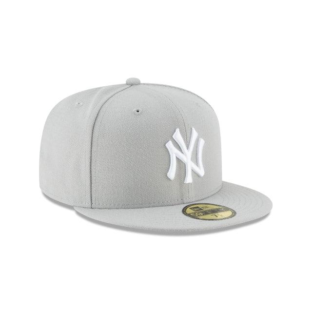 New York Yankees Gray Basic 59FIFTY Fitted Hat Male Product Image