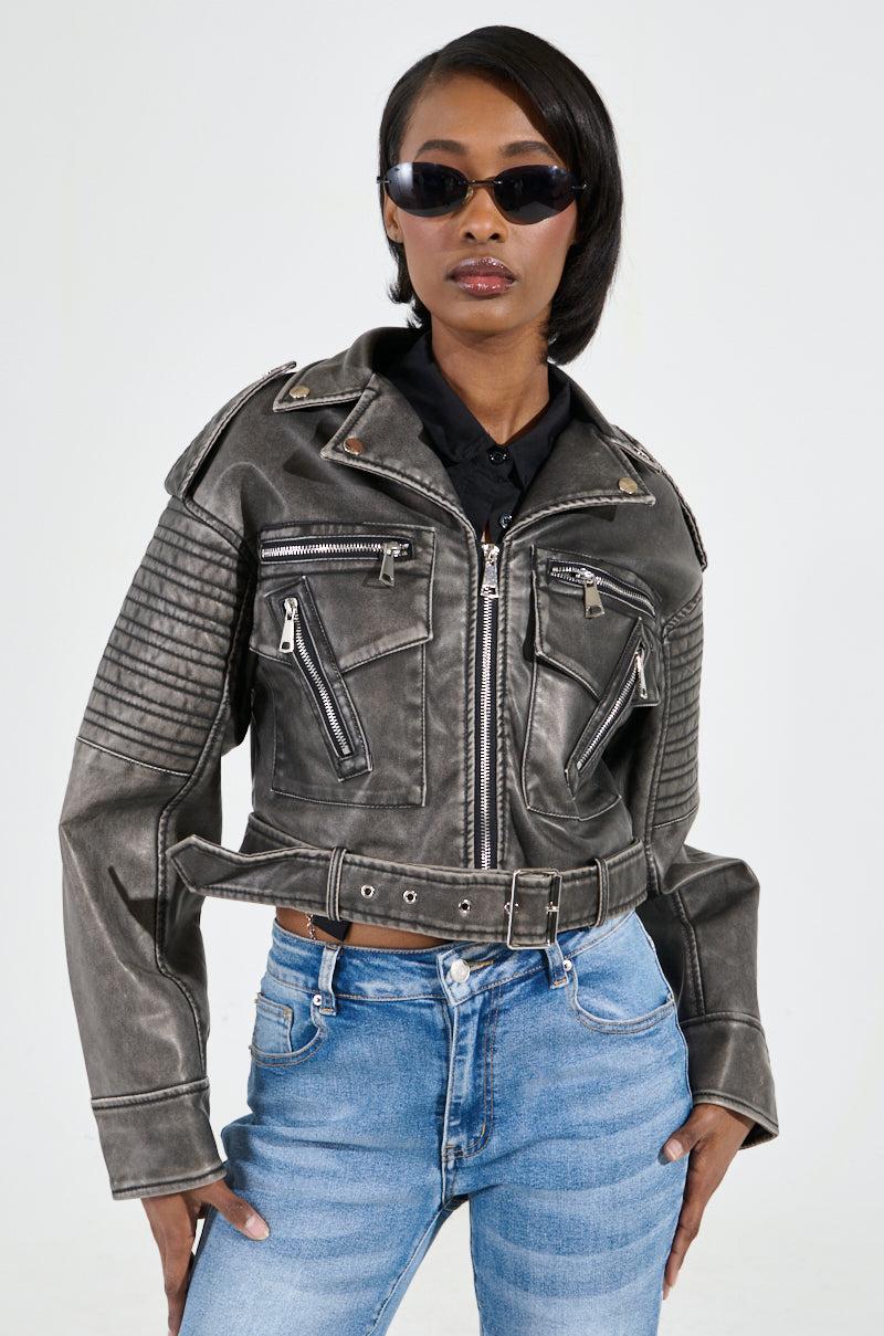 SAY MY NAME DISTRESSED MOTO Product Image