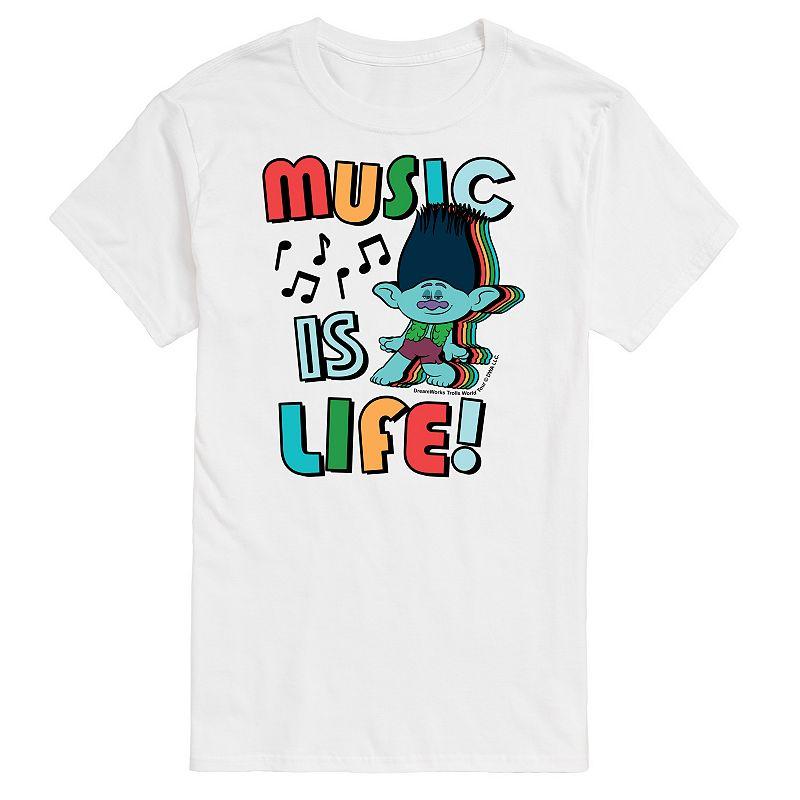 Men's Trolls Music Is Life Tee,  Product Image