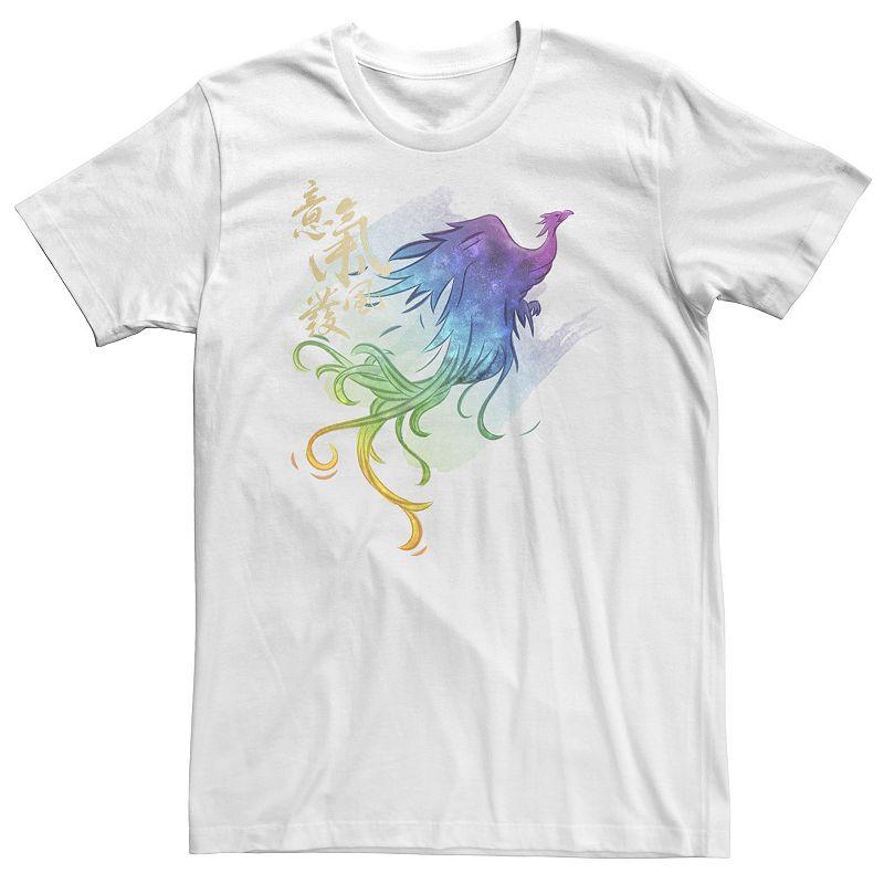 Big & Tall Disney Mulan Live Action Phoenix Watercolor Tee, Men's,  Product Image
