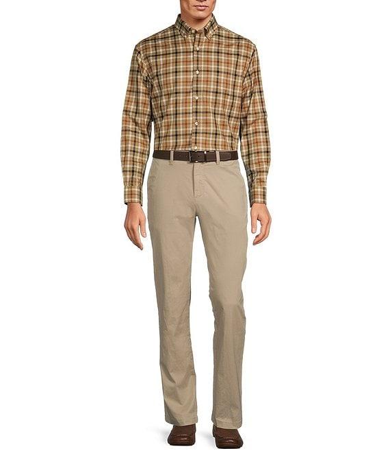 Gold Label Roundtree & Yorke Non-Iron Twill Long Sleeve Multi Plaid Sport Shirt Product Image