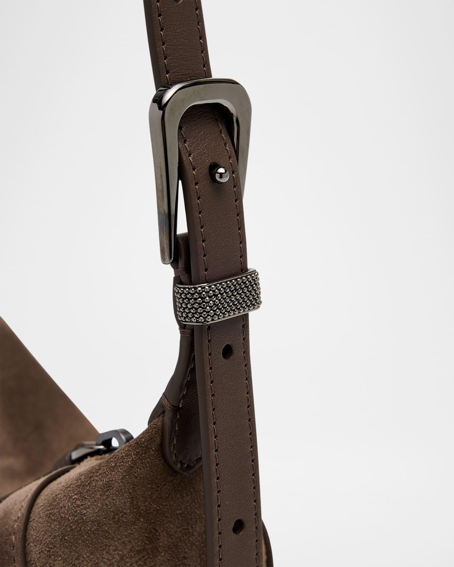 Monili Zip Leather Shoulder Bag Product Image