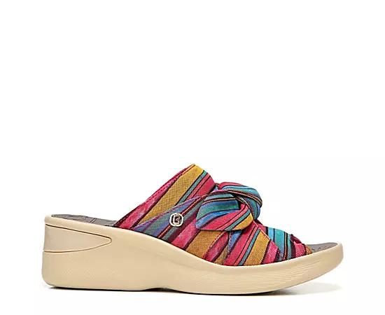 Bzees Womens Smile Wedge Sandal Product Image