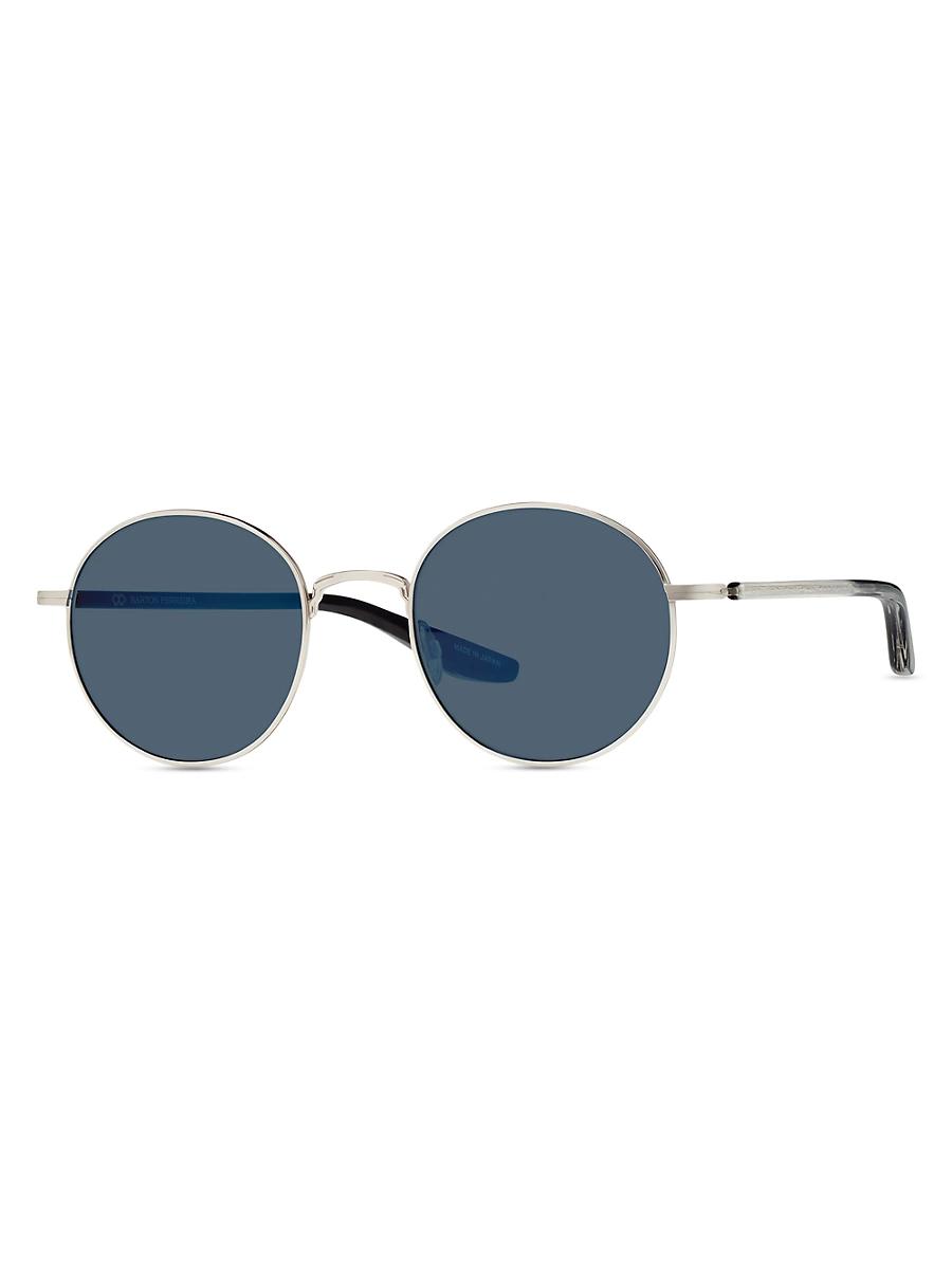 Mens Caster 50MM Round Sunglasses Product Image