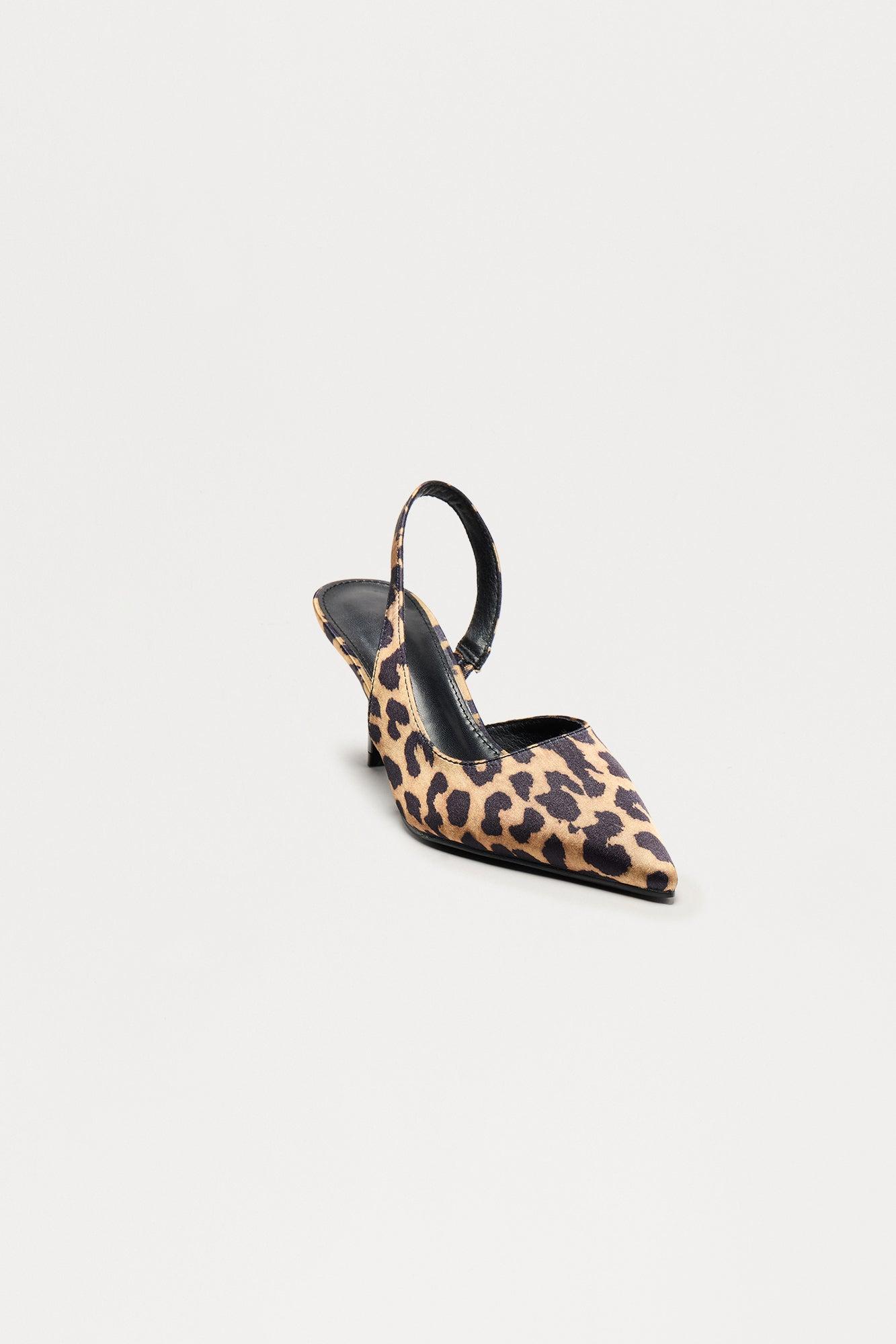 Pam Slingback Pumps - Leopard Female Product Image