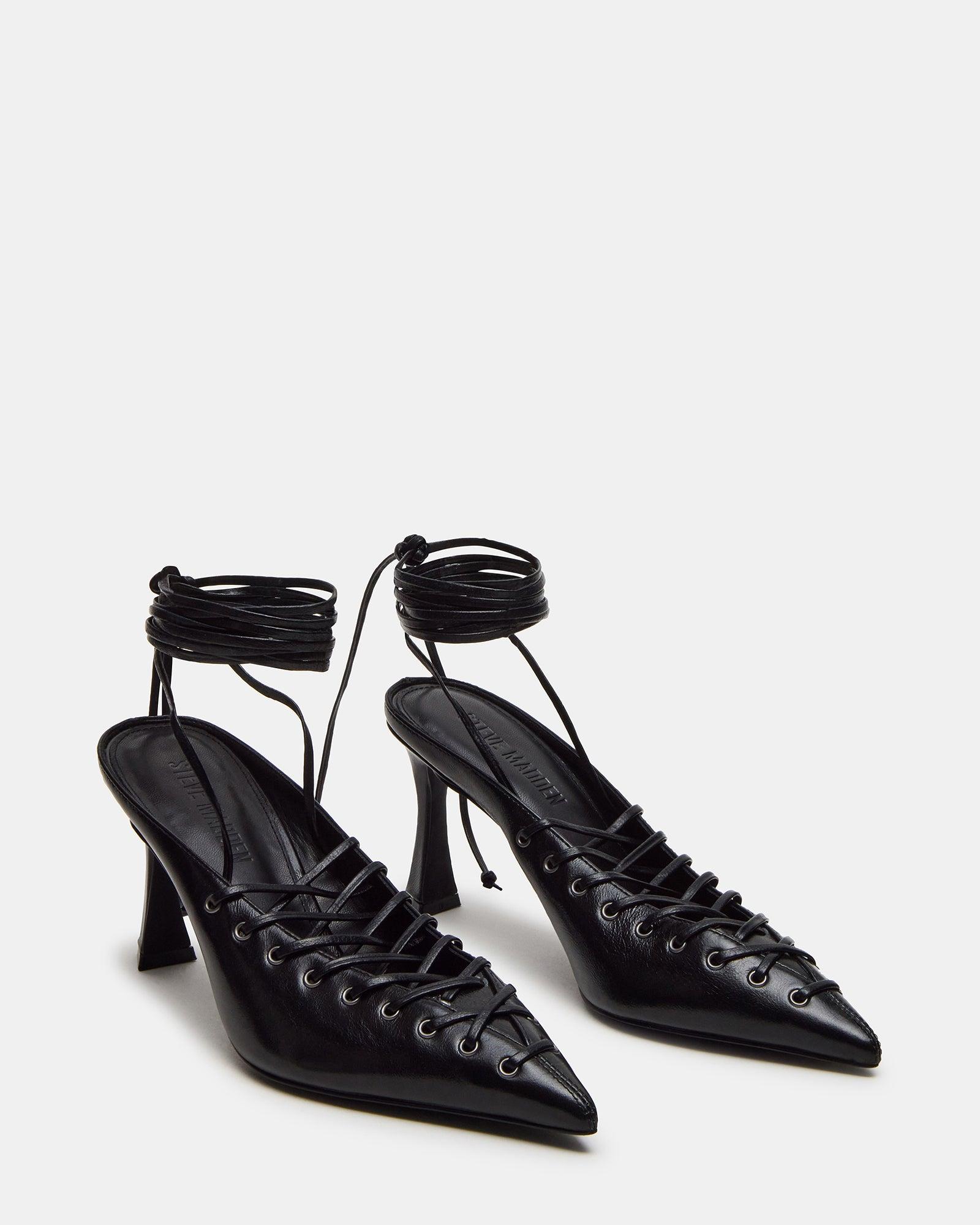 LACELLE BLACK LEATHER Female Product Image