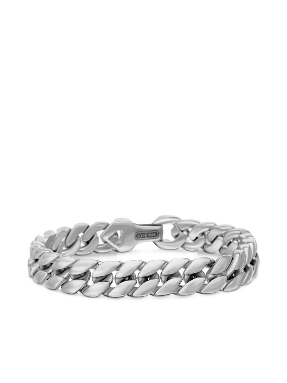sterling silver Curb Chain bracelet (11.5mm) Product Image