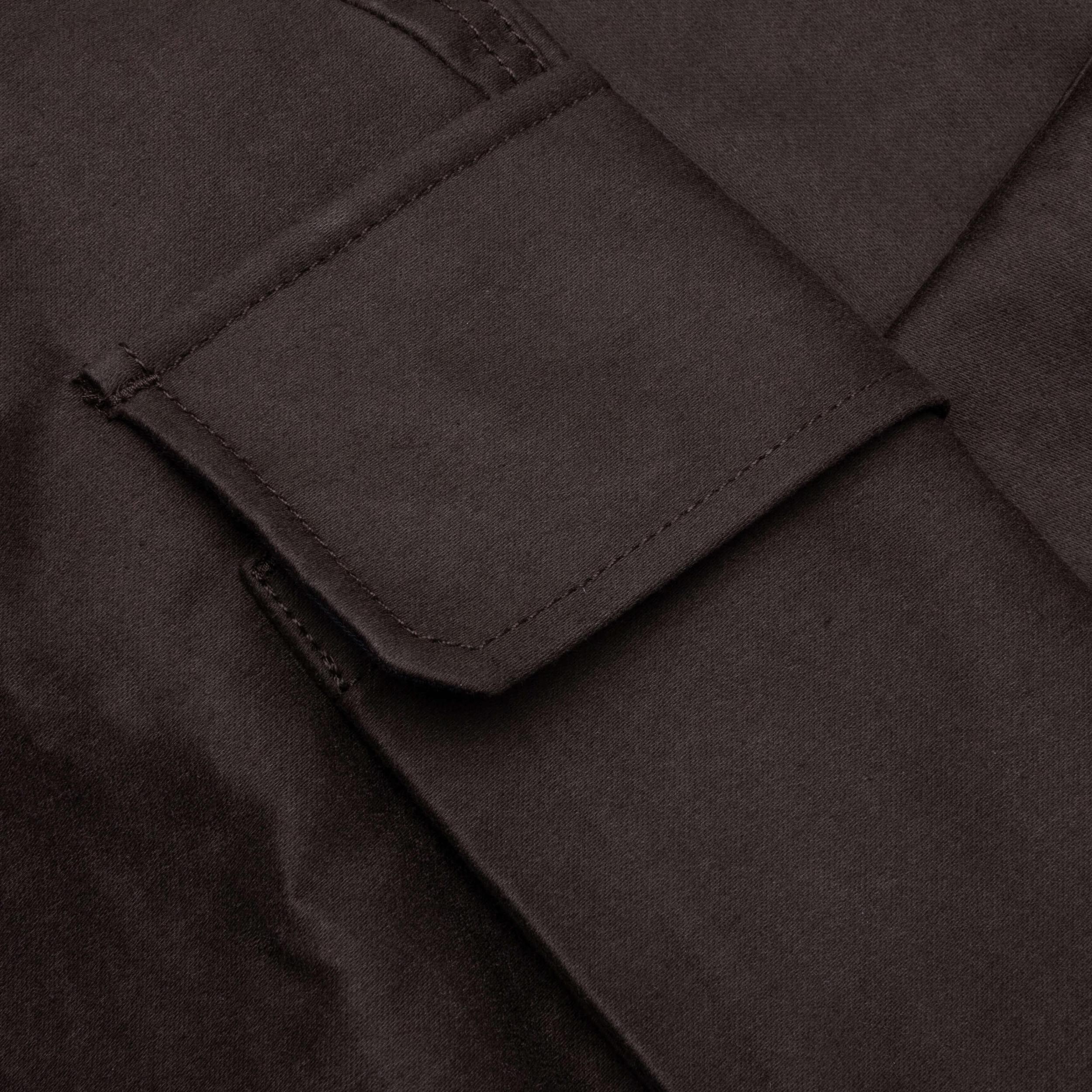 Brown Organic Cotton Cargo Trousers TCY36 - Moca Male Product Image