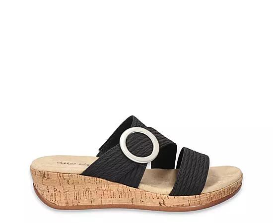 Easy Street Mina Women's Slide Wedge Sandals,  Product Image