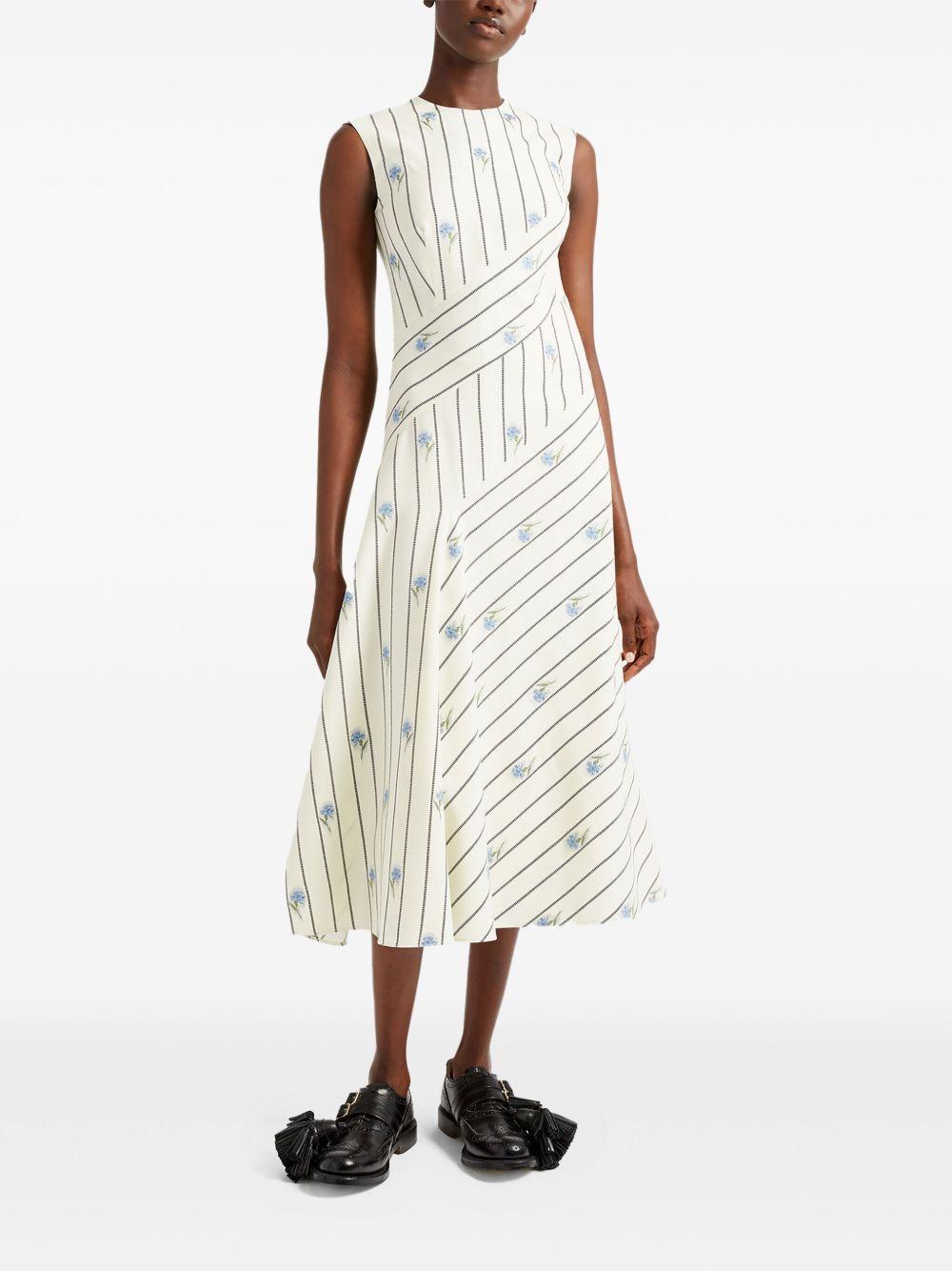 floral-print asymmetric dress Product Image