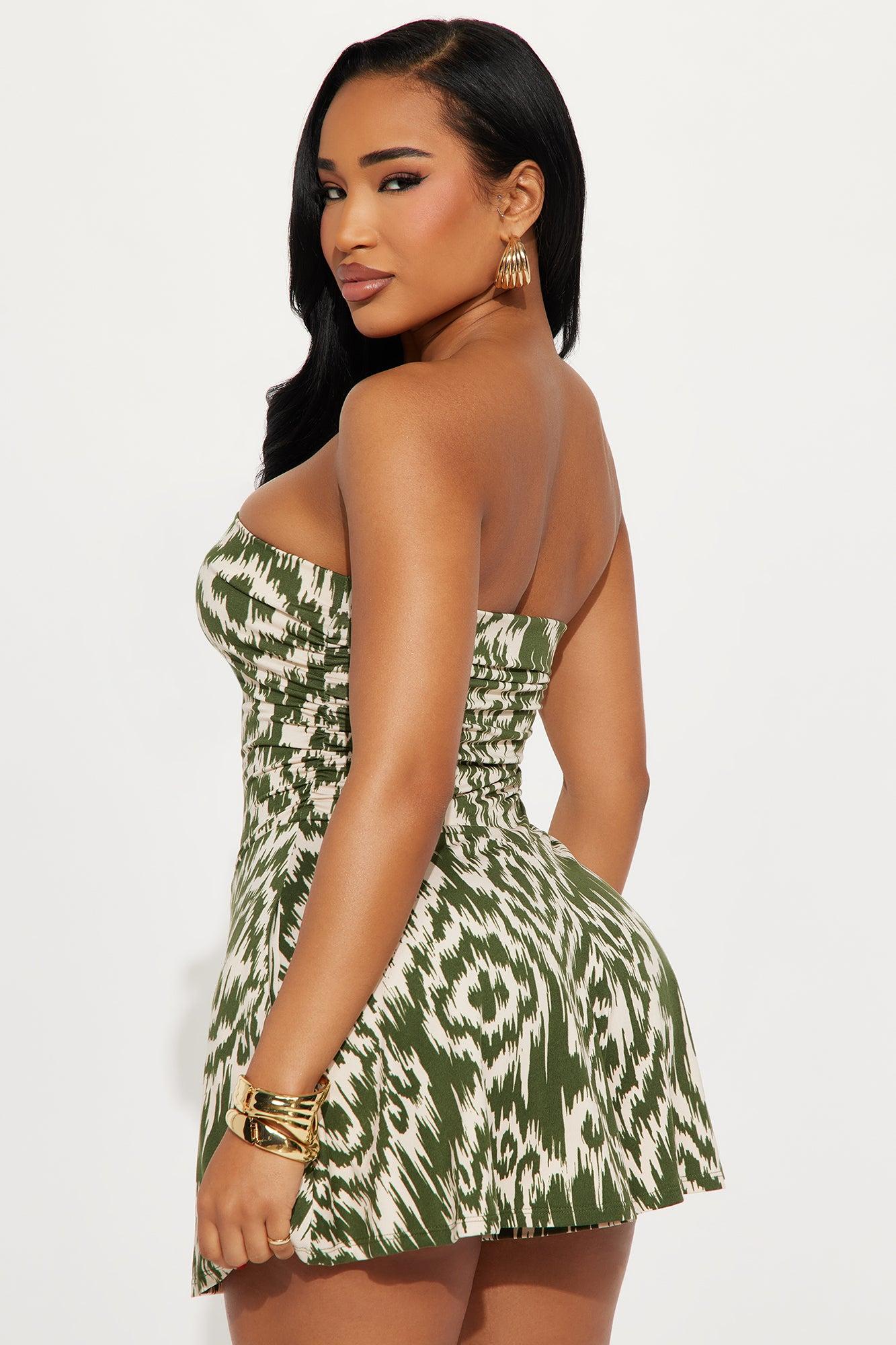 Survival Mode Romper - Olive/combo Product Image