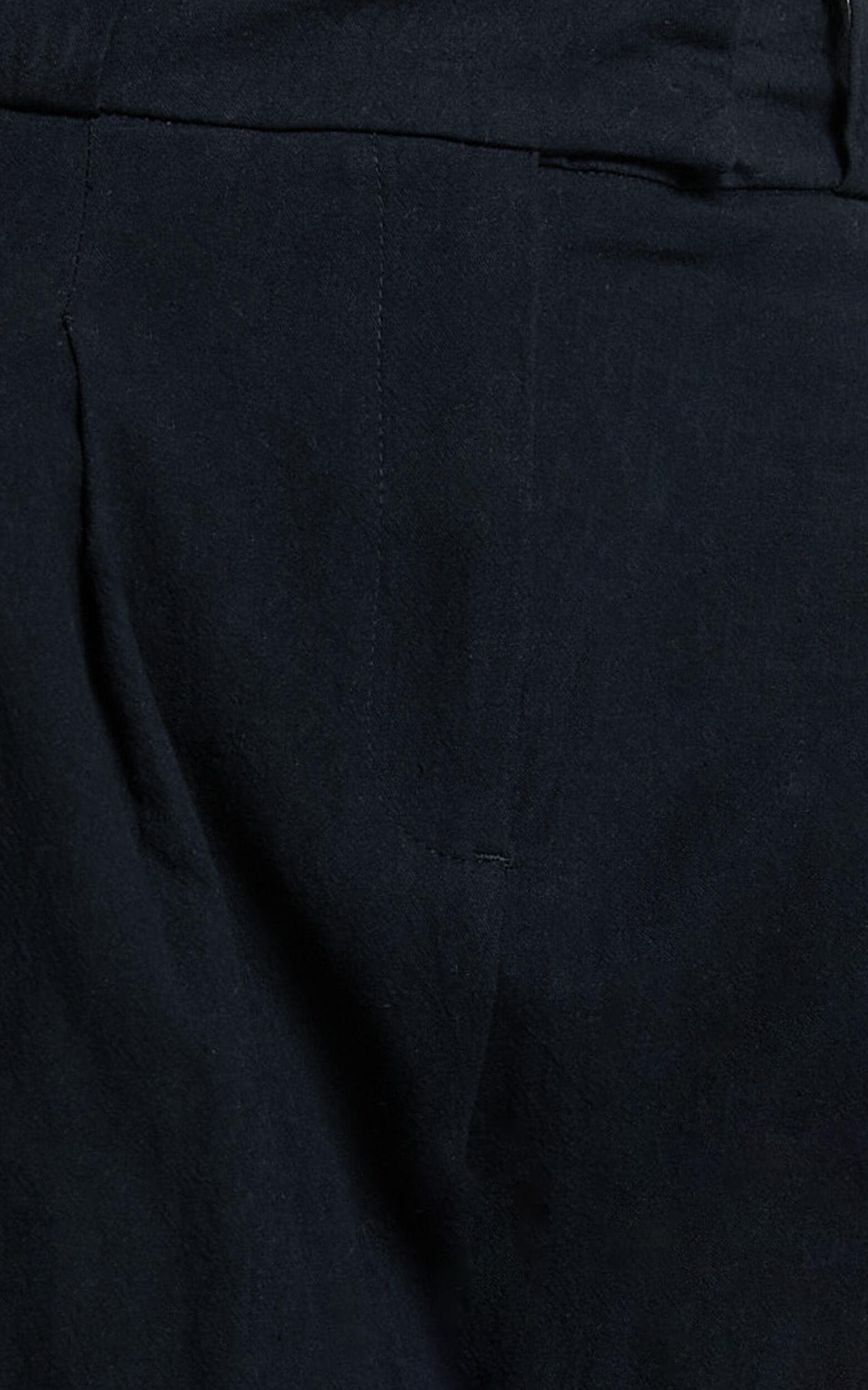 Bette Pants - High Waisted Wide Leg Pants in Black Product Image