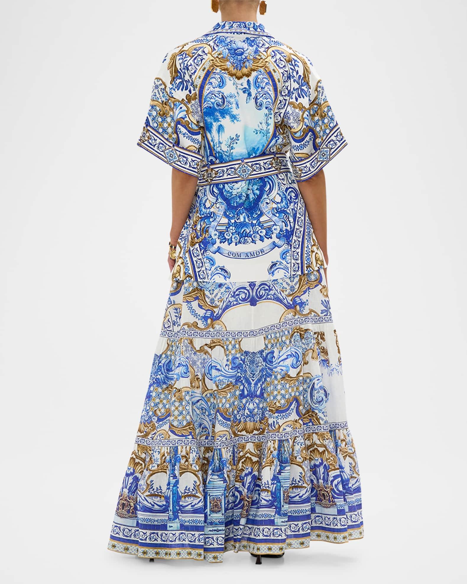 Azul Adventures Double-Breasted Short Jacket Product Image