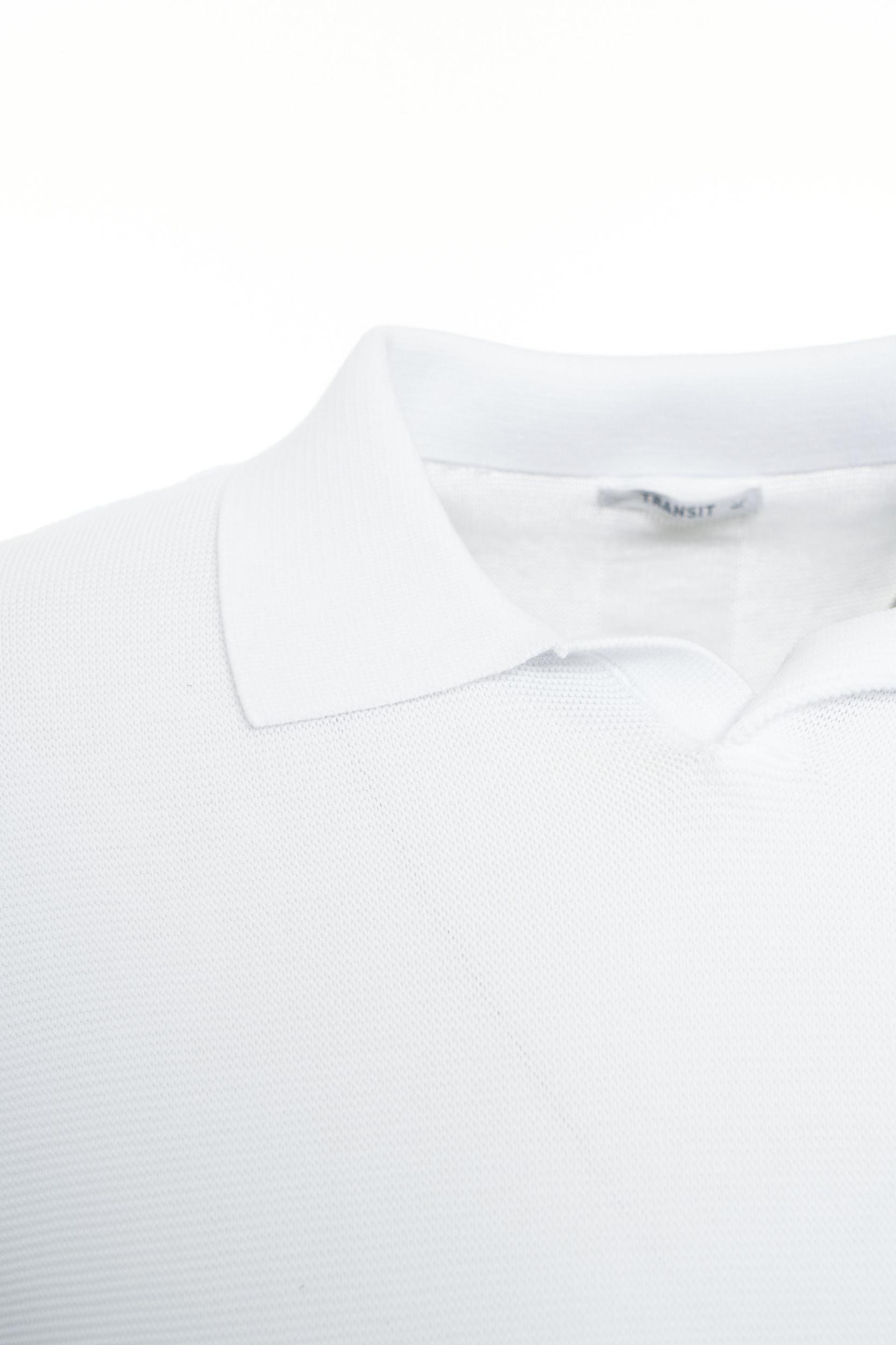 Knit polo shirt Product Image