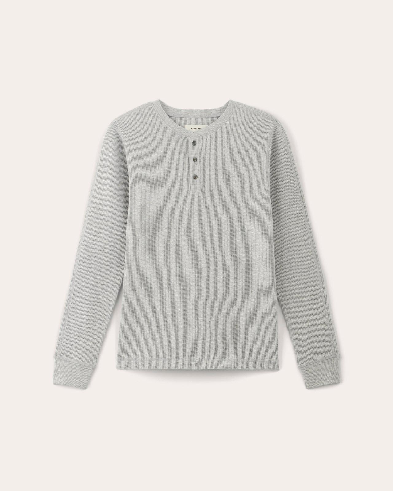 The Waffle Long-Sleeve Henley Product Image