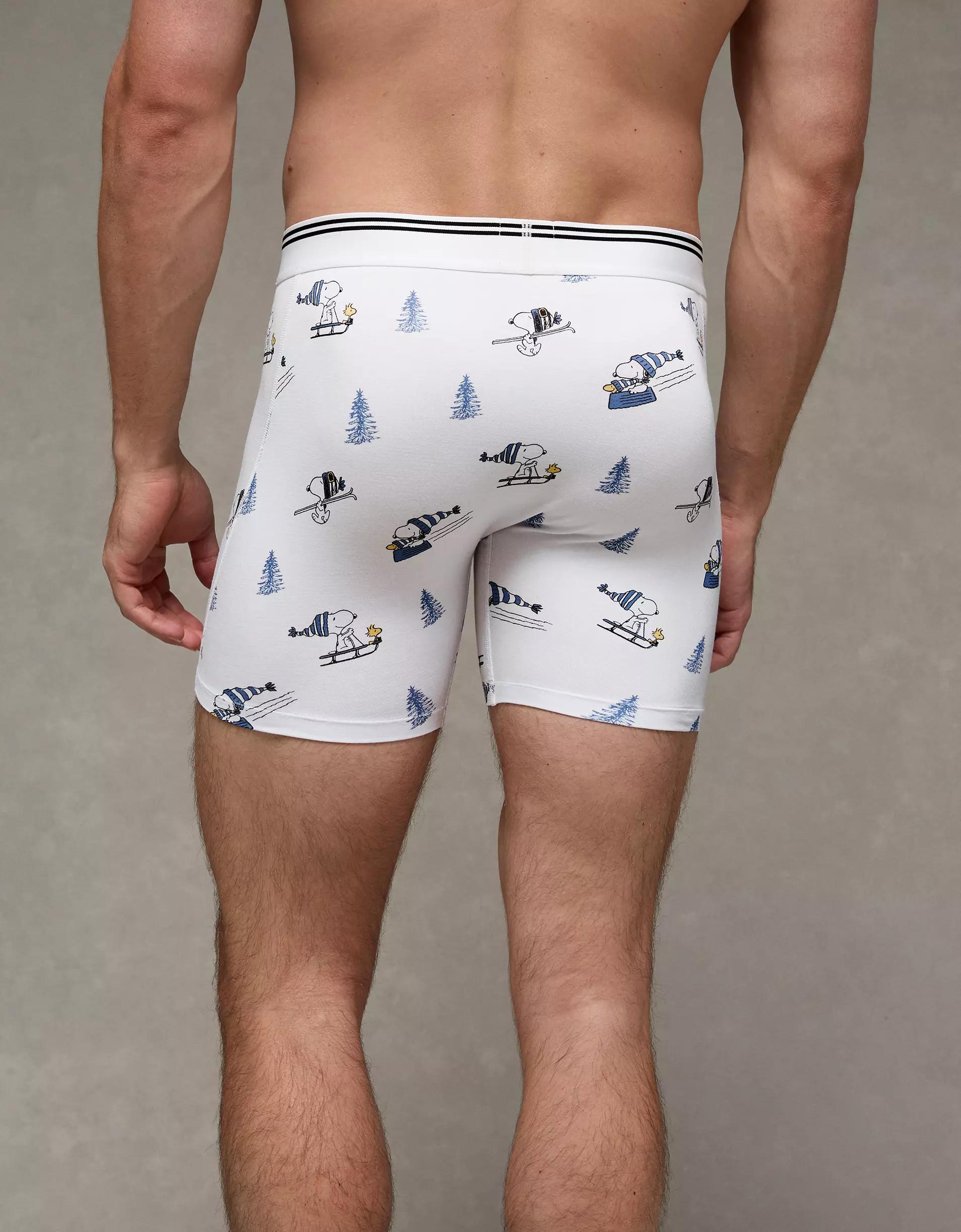AEO Men's Snoopy Pumpkin 6" Ultra Soft Boxer Brief Product Image