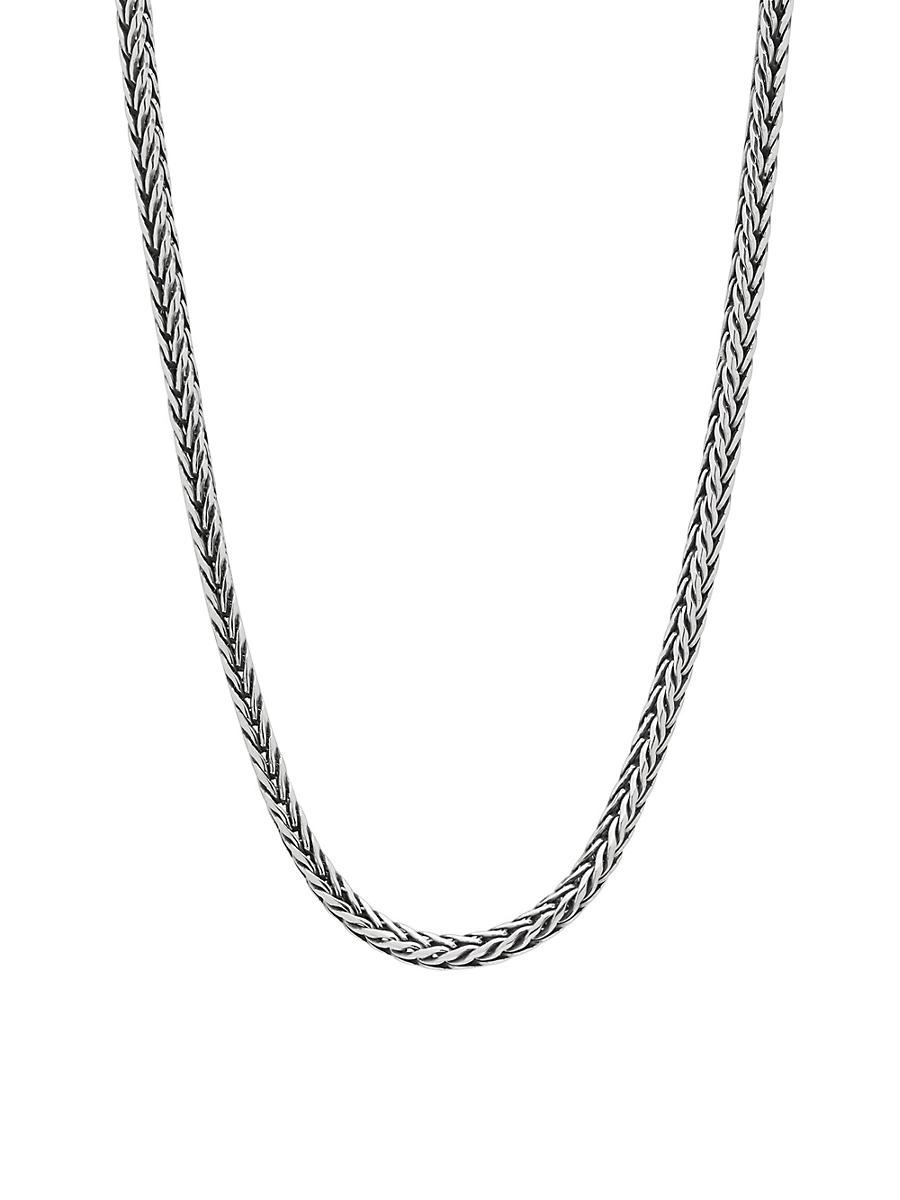 Womens Sterling Silver Wheat Chain Product Image