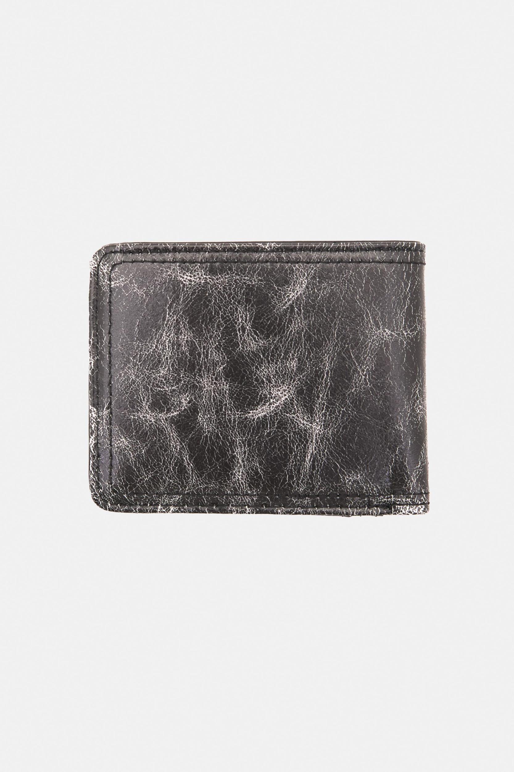 Faded leather effect wallet Product Image