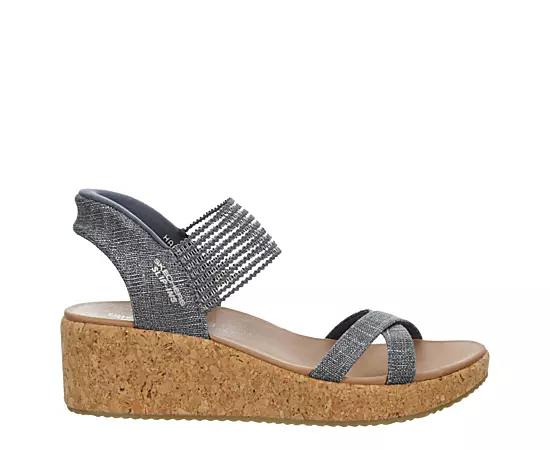 Skechers Womens Slip-Ins Beverlee Lux Wedge Sandal Product Image