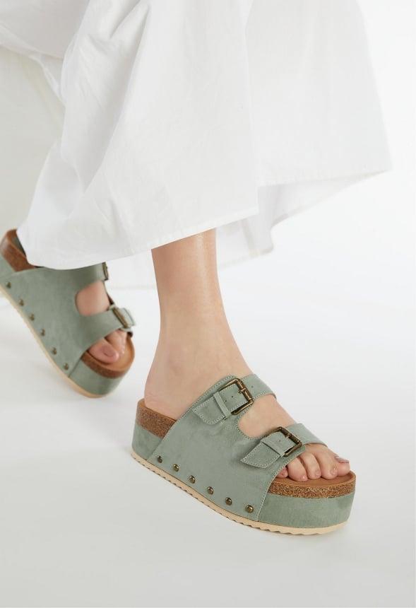 Abbie Platform Slide Sandal Product Image