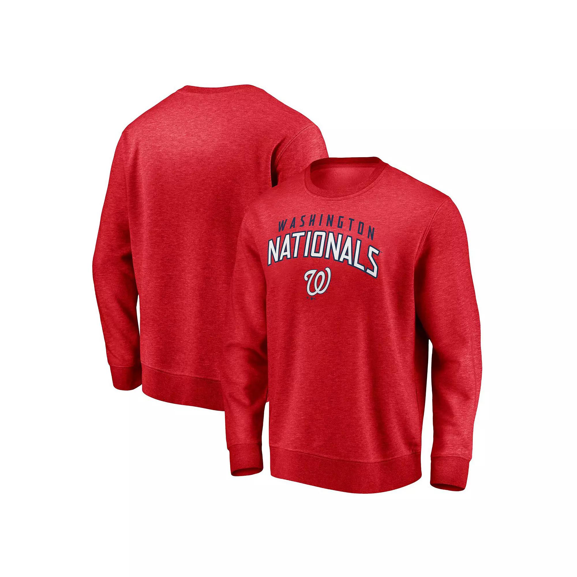 Mens Fanatics Branded Washington Nationals Gametime Arch Pullover Sweatshirt Product Image