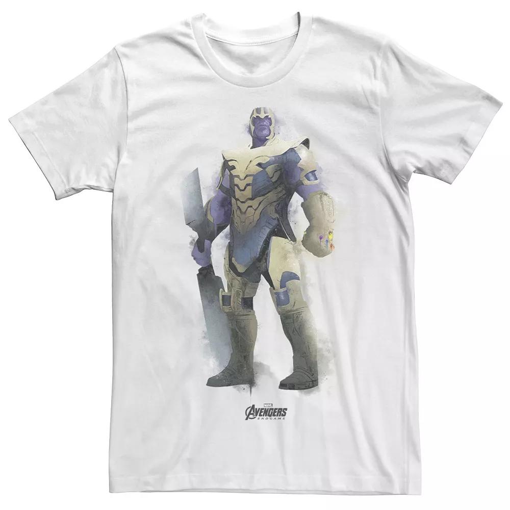 Men's Marvel Avengers Endgame Thanos Spray Paint Graphic Tee,  Product Image