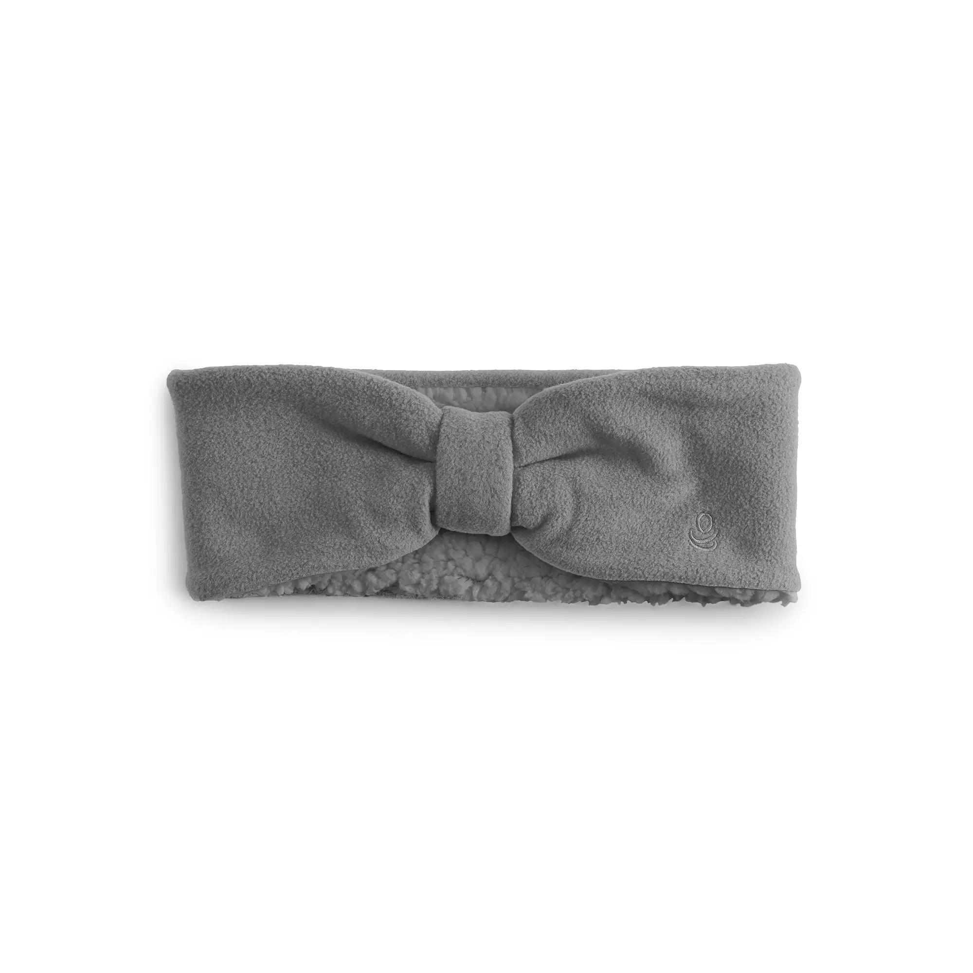 Women's Cuddl Duds Fleece Bow Headband, Grey Heather Product Image
