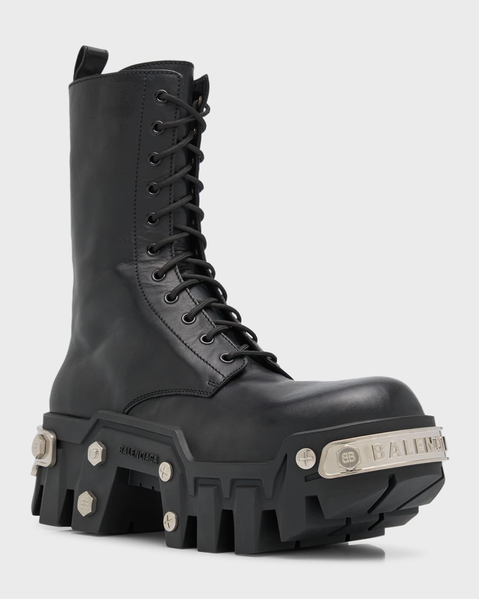 Men's Bulldozer Platform Lace-Up Boots Product Image