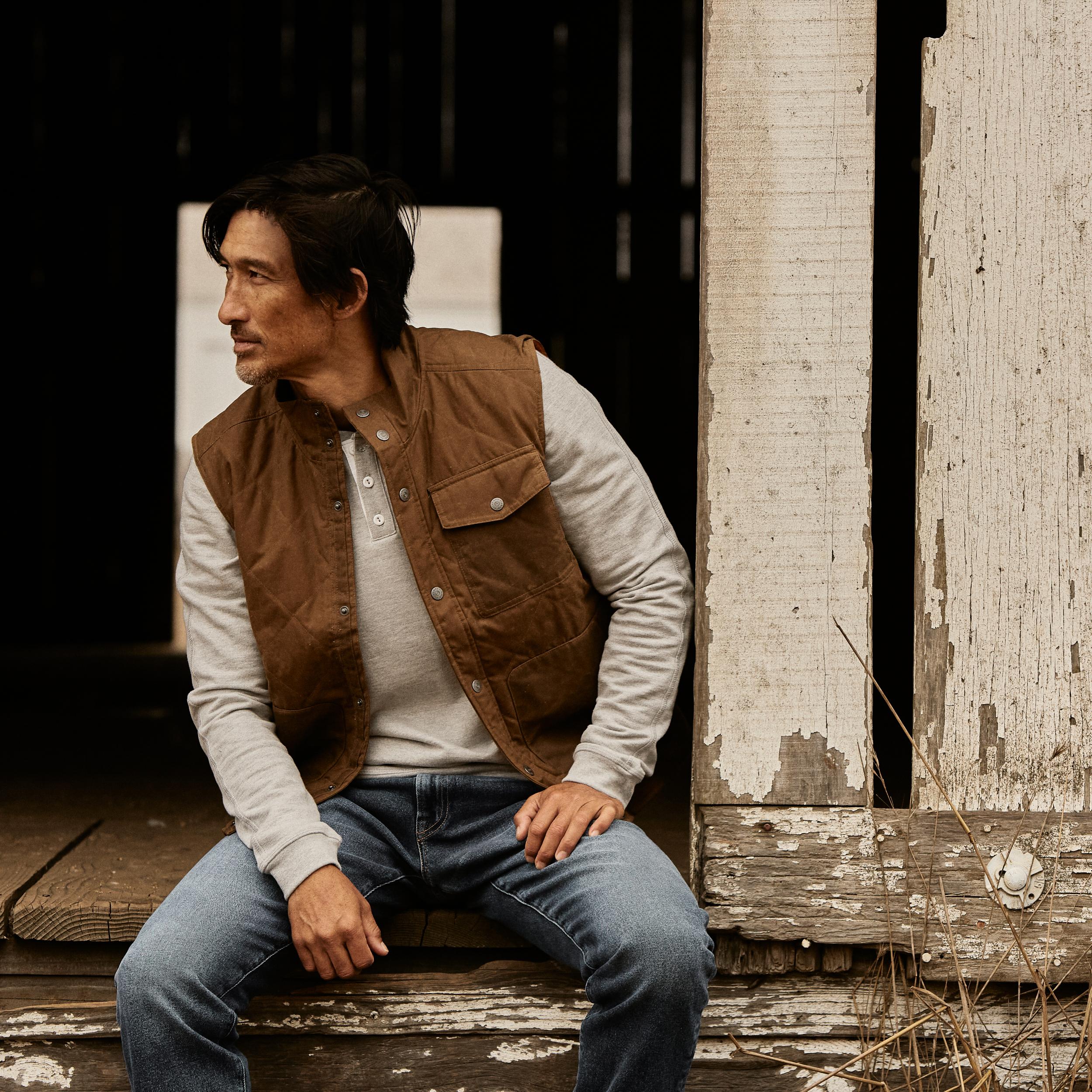 Quilted Waxed Vest Product Image