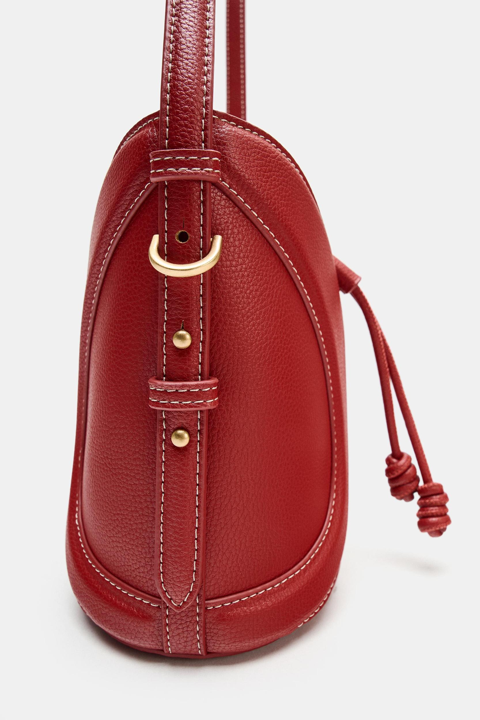 TOPSTITCHED BUCKET BAG Product Image
