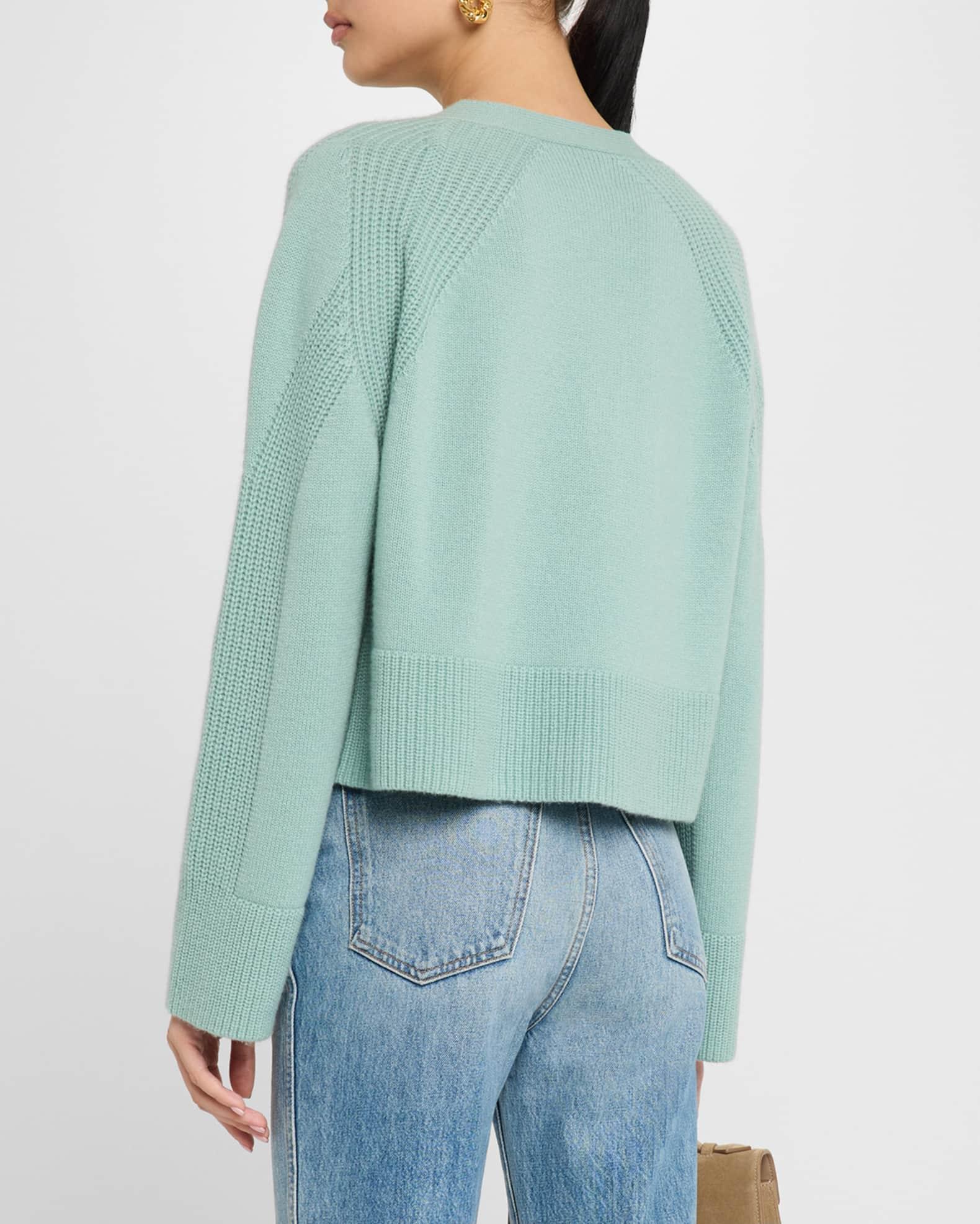 V-Neck Wool Cashmere Cardigan Product Image