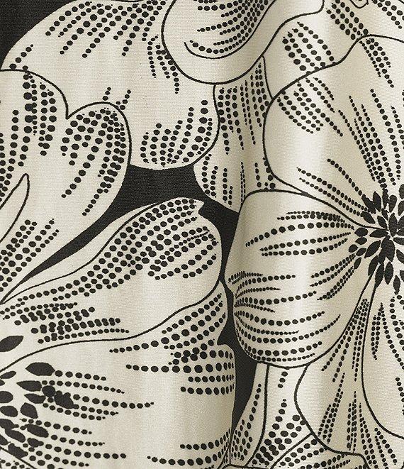 Bryn Walker Wilder Bianchi Neri Knit Boat Neck Elbow Sleeve Coordinating Tunic Product Image