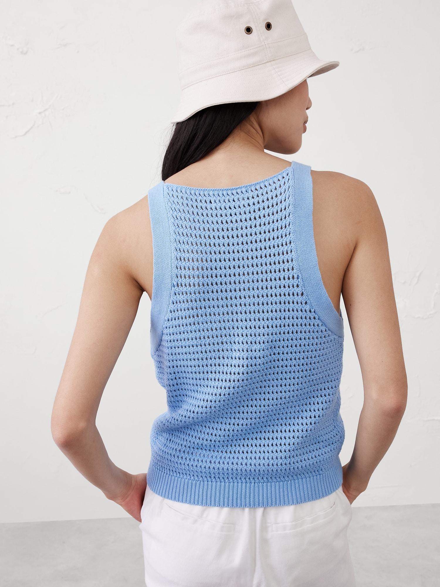 Open Stitch Sweater Tank Product Image