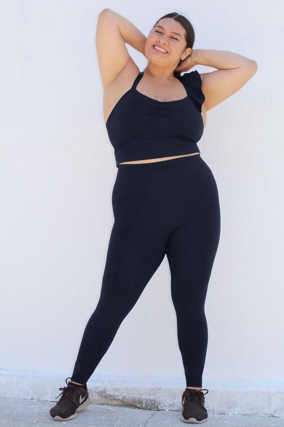 High-Waisted Ultra Luxe Ruffle Legging Product Image