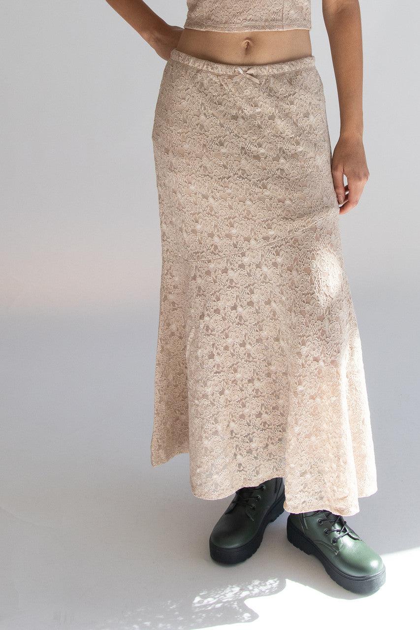 Lace Maxi Skirt Product Image