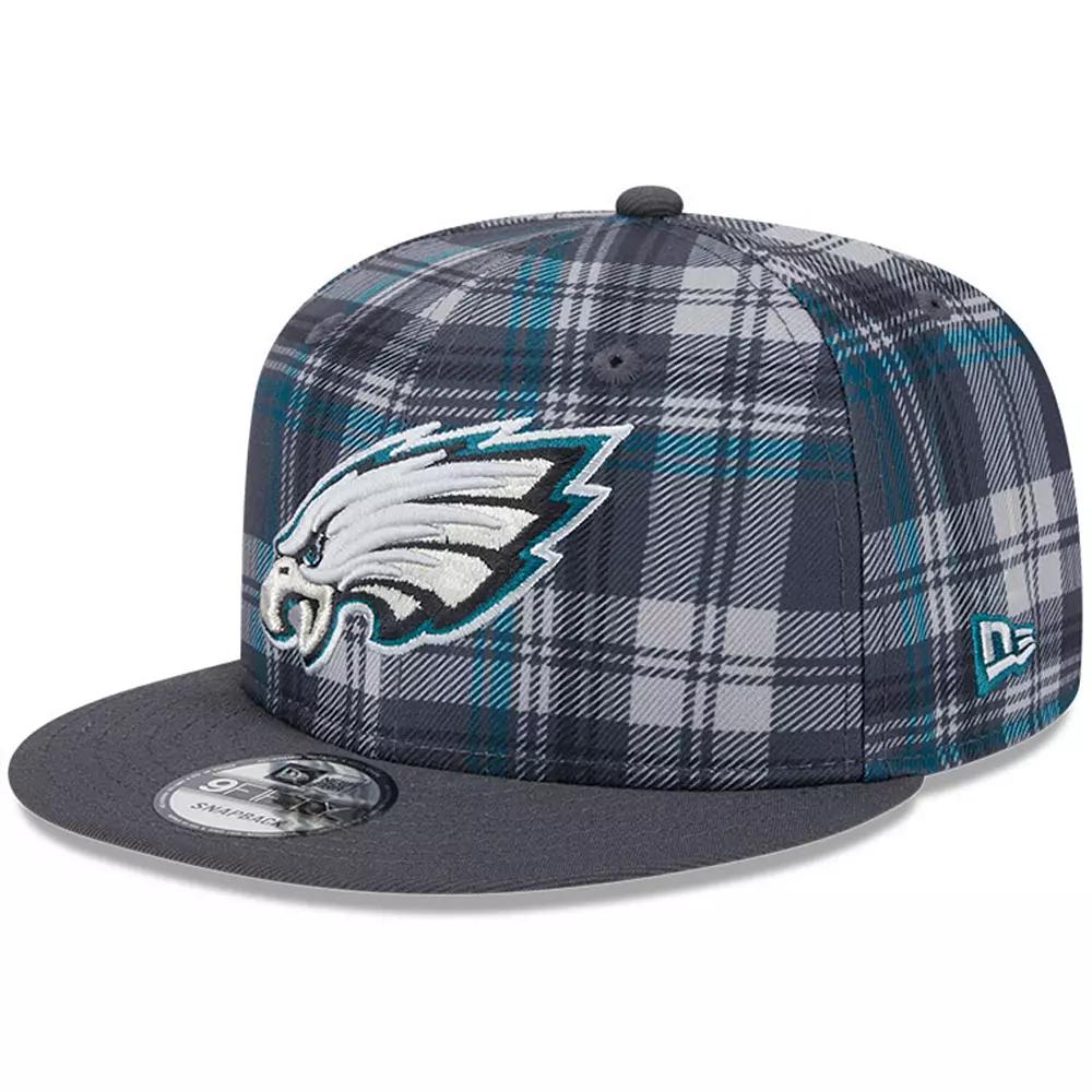 Men's New Era Gray Philadelphia Eagles 2024 Sideline Statement 9FIFTY Snapback Hat, Grey Product Image