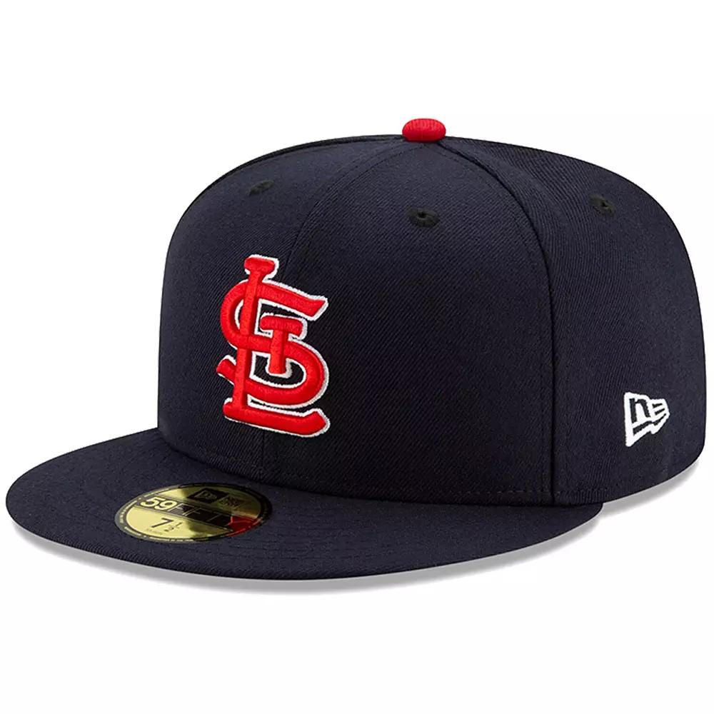 Men's New Era St. Louis Cardinals Navy Alternate Authentic Collection On-Field 59FIFTY Fitted Hat,  Product Image