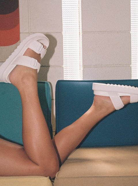 Ma Belle Sandals All White Product Image