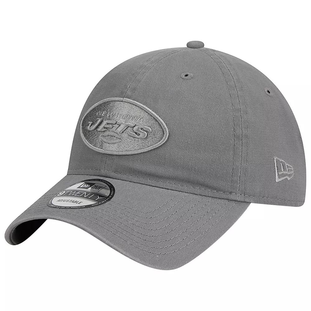 Men's New Era Gray New York Jets Color Pack 9TWENTY Adjustable Hat, Grey Product Image