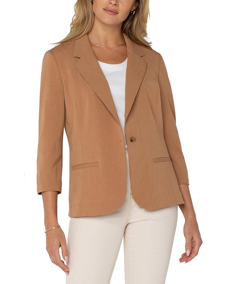 Fitted Blazer Super Stretch Ponte Product Image