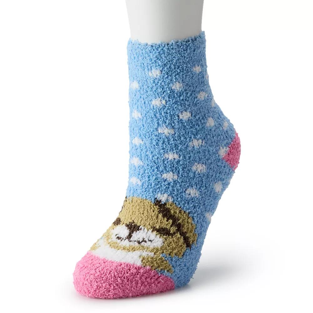 Women's Shine Dog Cozy Slipper Socks, Size: 9-11, Blue Dog Product Image