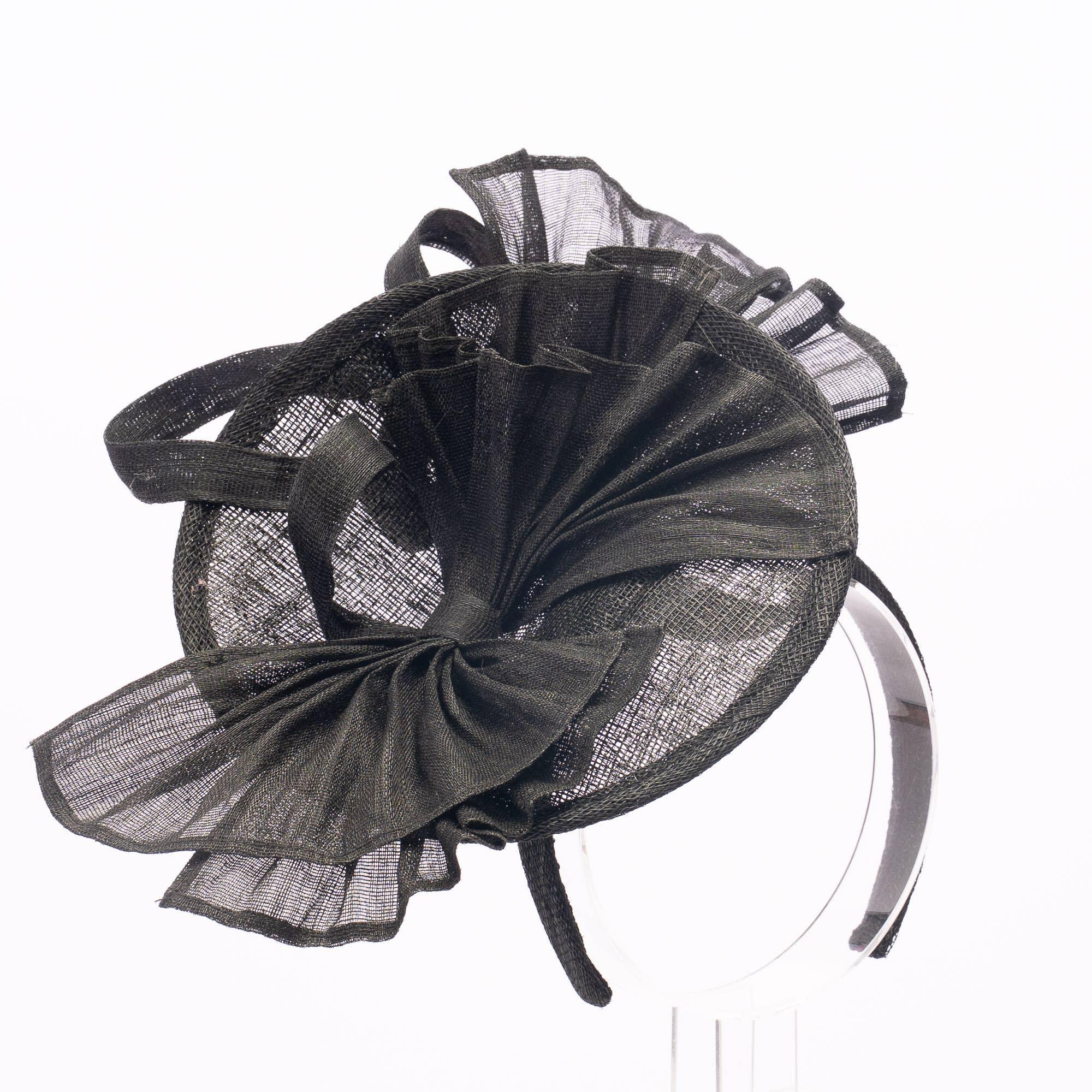 Round Sinamay Kentucky Derby Fascinator Product Image