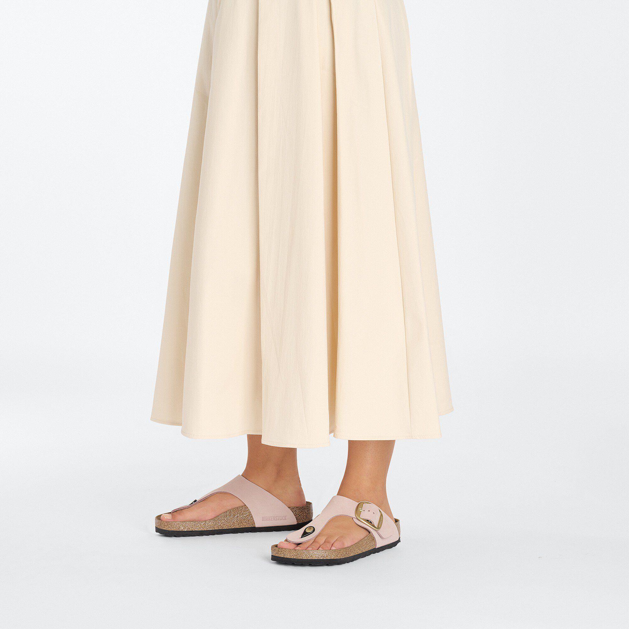 Gizeh Big Buckle Nubuck Leather Soft Pink Product Image