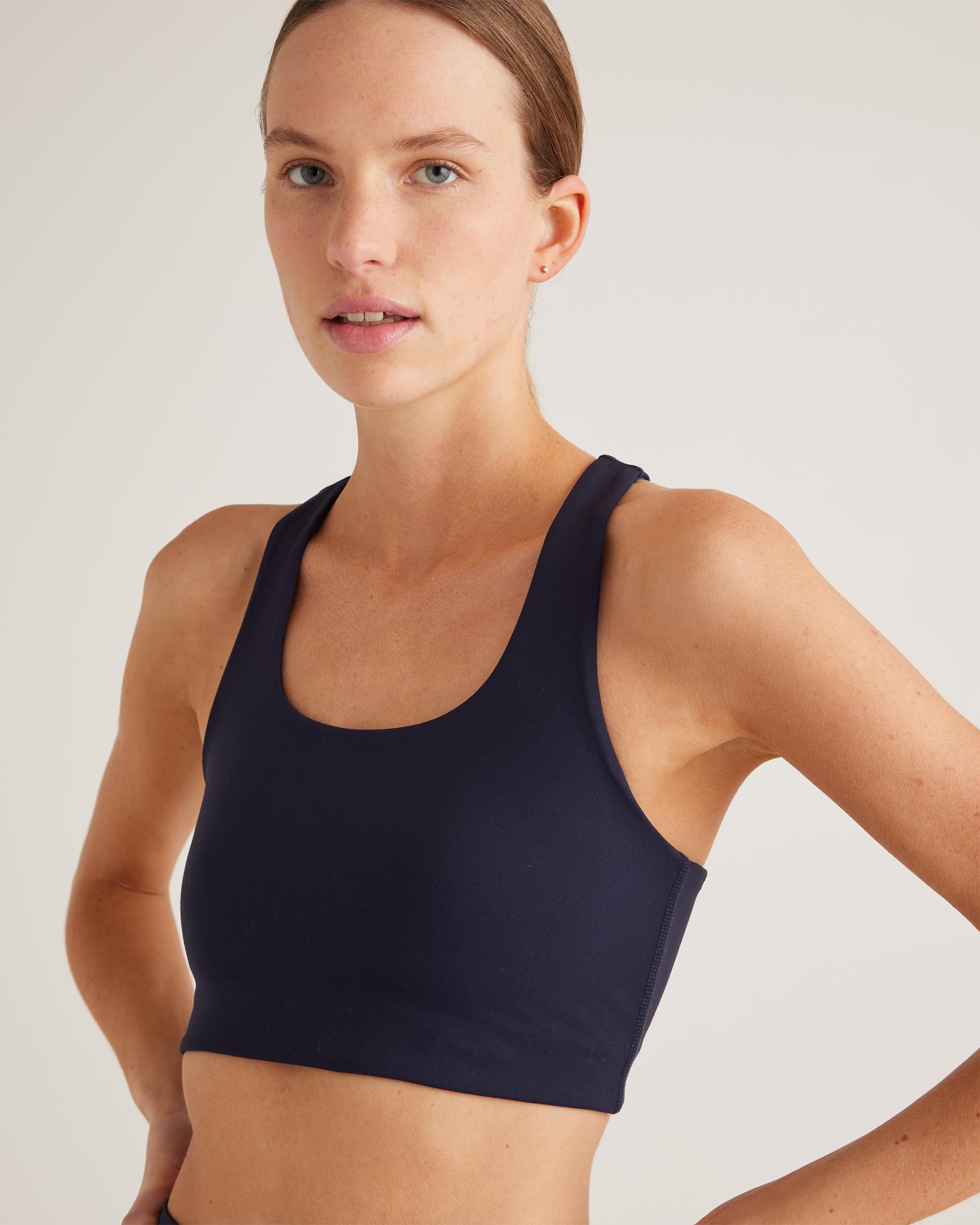 Quince | Women's Ultra-Form Scoop Neck Longline Bra Size XL, Nylon/Spandex Product Image