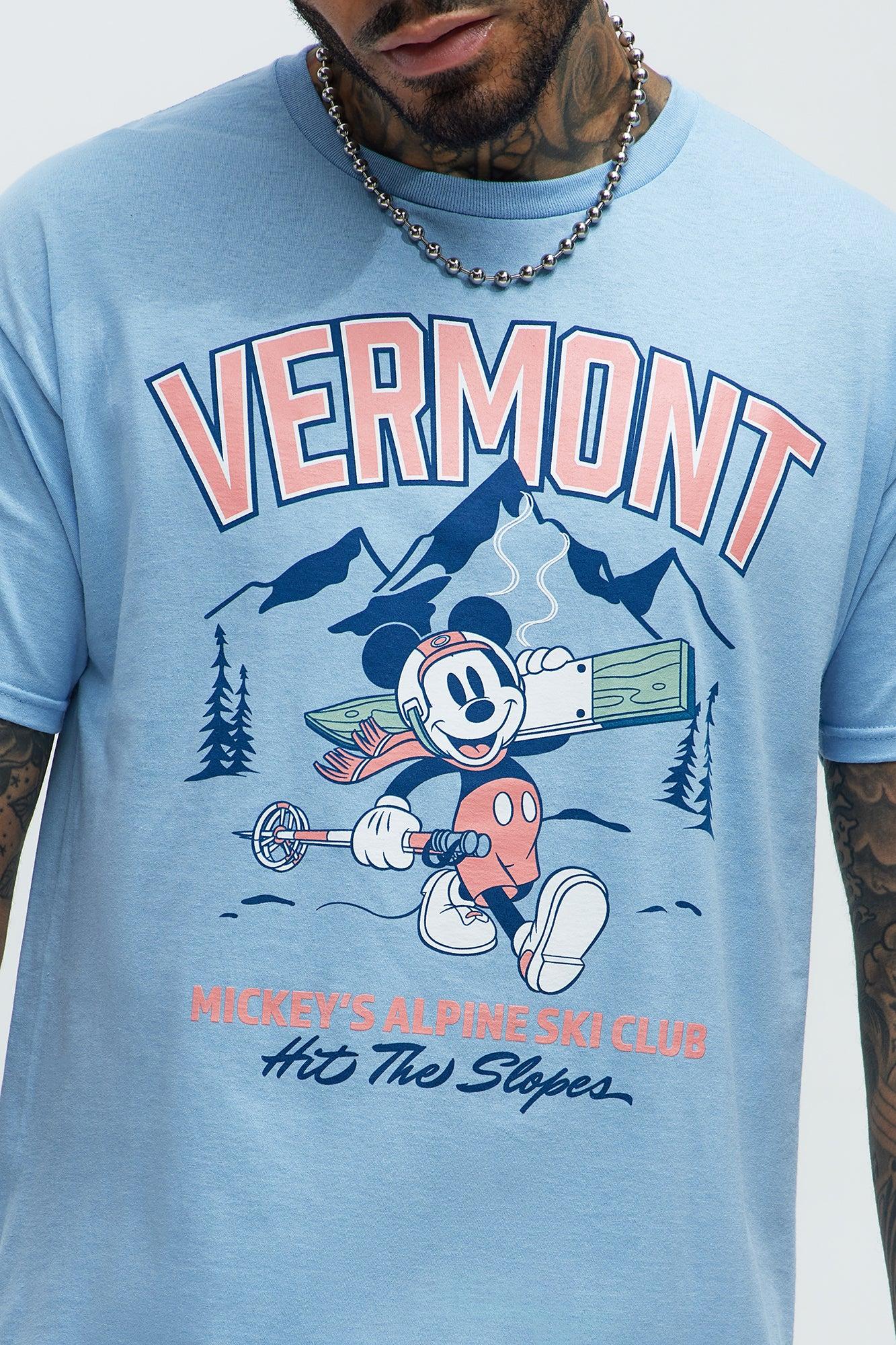 Disney Vermont Alpine Ski Club Short Sleeve Tee - Light Blue Product Image