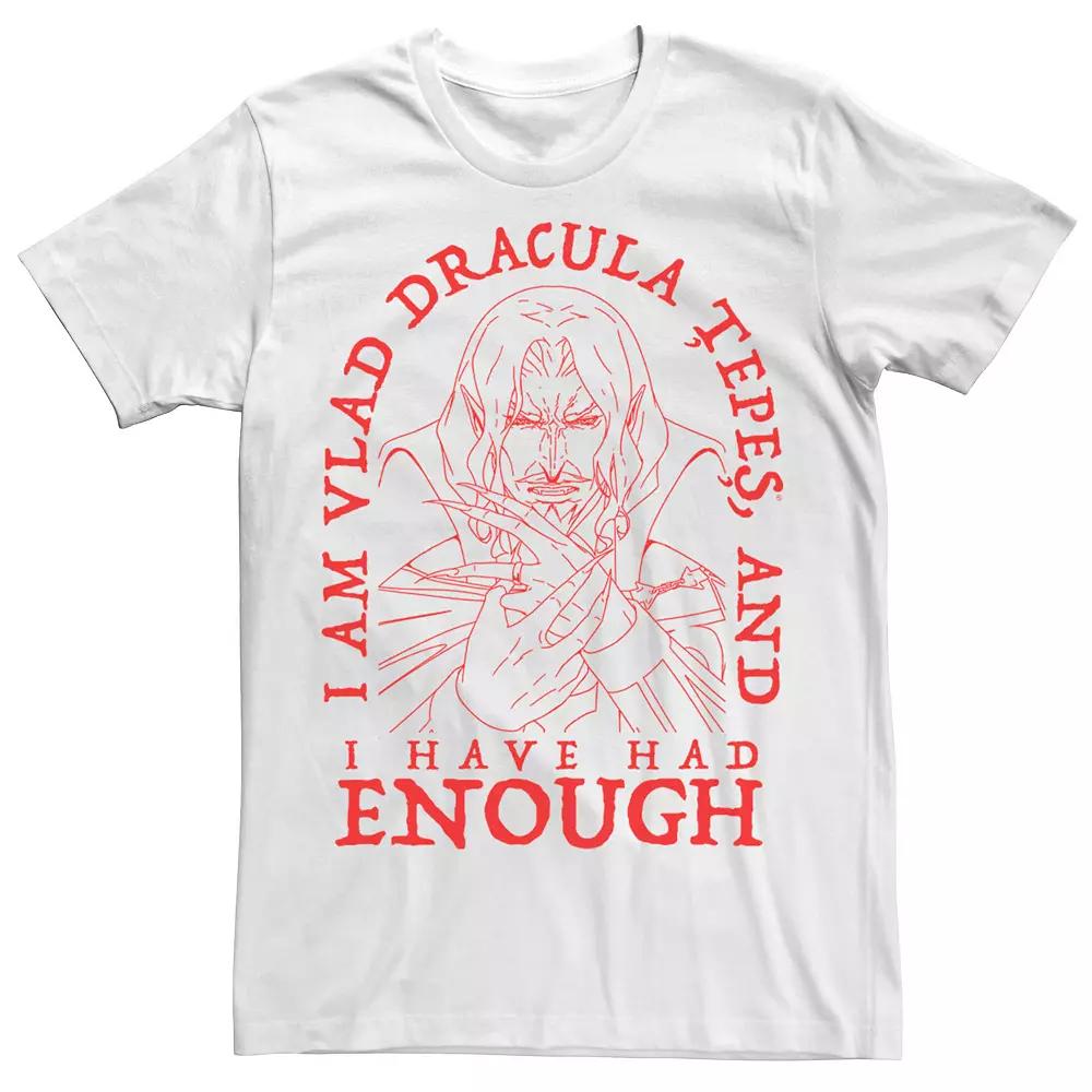 Men's Netflix Castlevania I Am Dracula And I Have Had Enough Tee,  Product Image