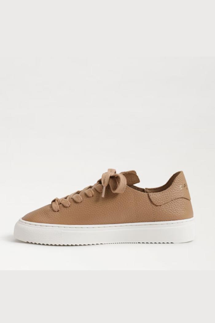 Poppy Lace Up Sneaker - Camel Leather Product Image