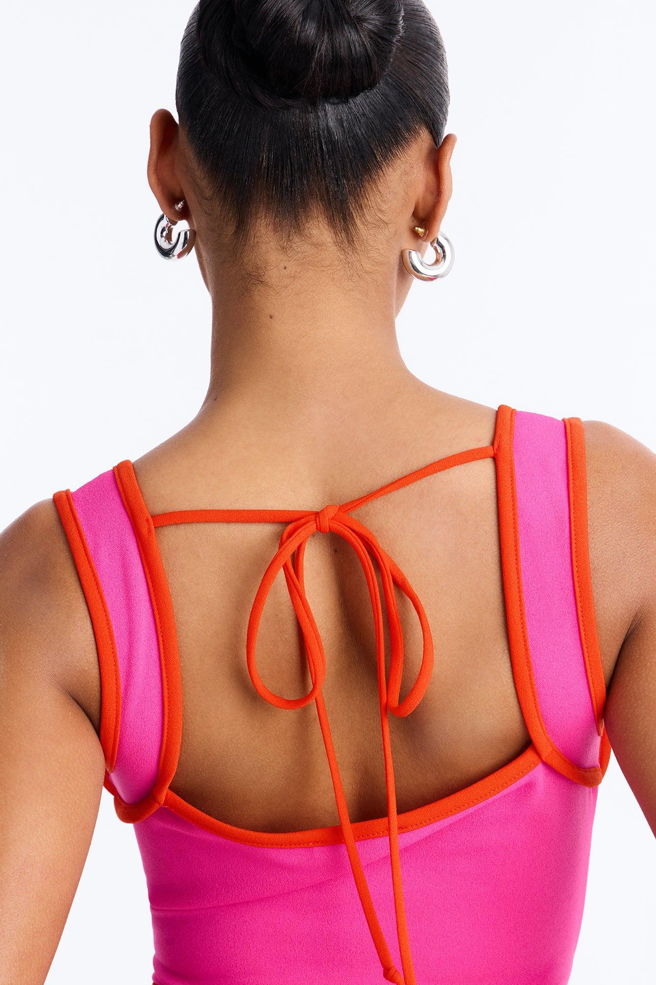 On Lock Wide Leg Pant Set - Fuchsia Female Product Image